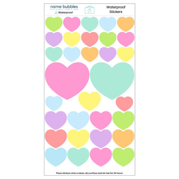 Hearts Waterproof Stickers Fashion - Image 2