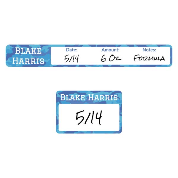 Camo Baby Bottle Cap and Ring Write-On Labels Online Hot Sale - Image 2