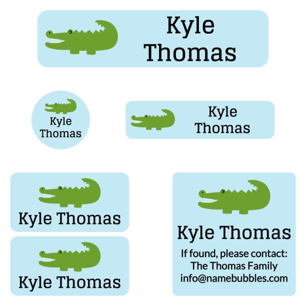 Alligator Camp Labels Pack For Cheap