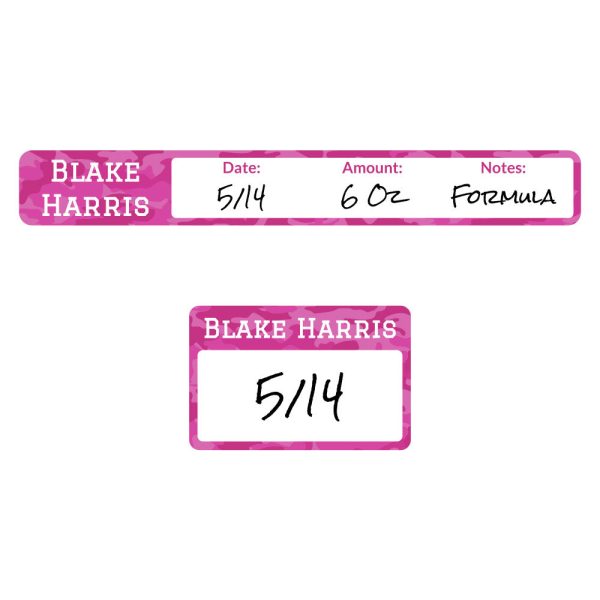 Camo Baby Bottle Cap and Ring Write-On Labels Online Hot Sale - Image 4