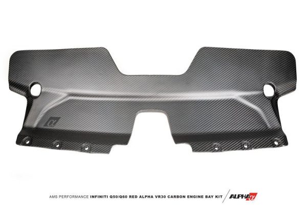 AMS Performance Alpha Matte Carbon Front Duct (Infiniti Q60 Q50) Cheap