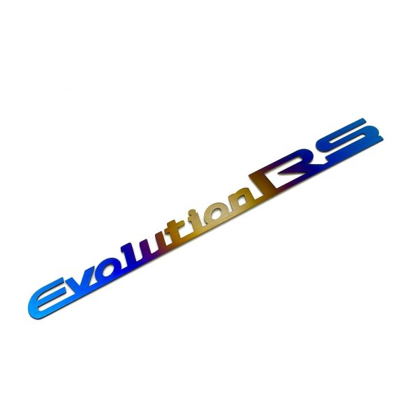 JDC Titanium  Evolution RS  Trunk Badge (Evo 8 9) Cheap - Image 4